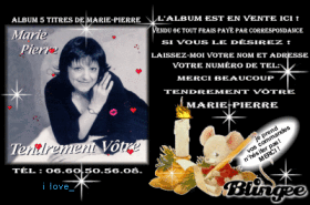 VOICI LE CD DE MARIE-PIERRE